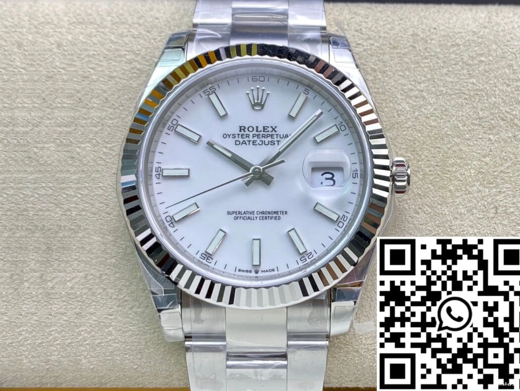 Factory Rolex Dial Datejust M126334-0009 White VS 0517